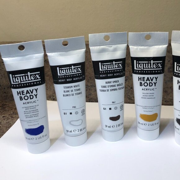Liquitex Other - Professional Liquitex Heavy Body Acrylic Paints Set of 5  2 ounces  Each